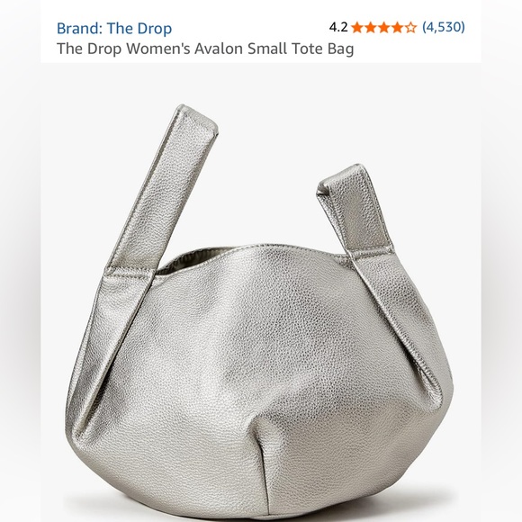The Drop Handbags - NWT The Drop Metallic Silver Women's Bag- Sold out color on Amazon!